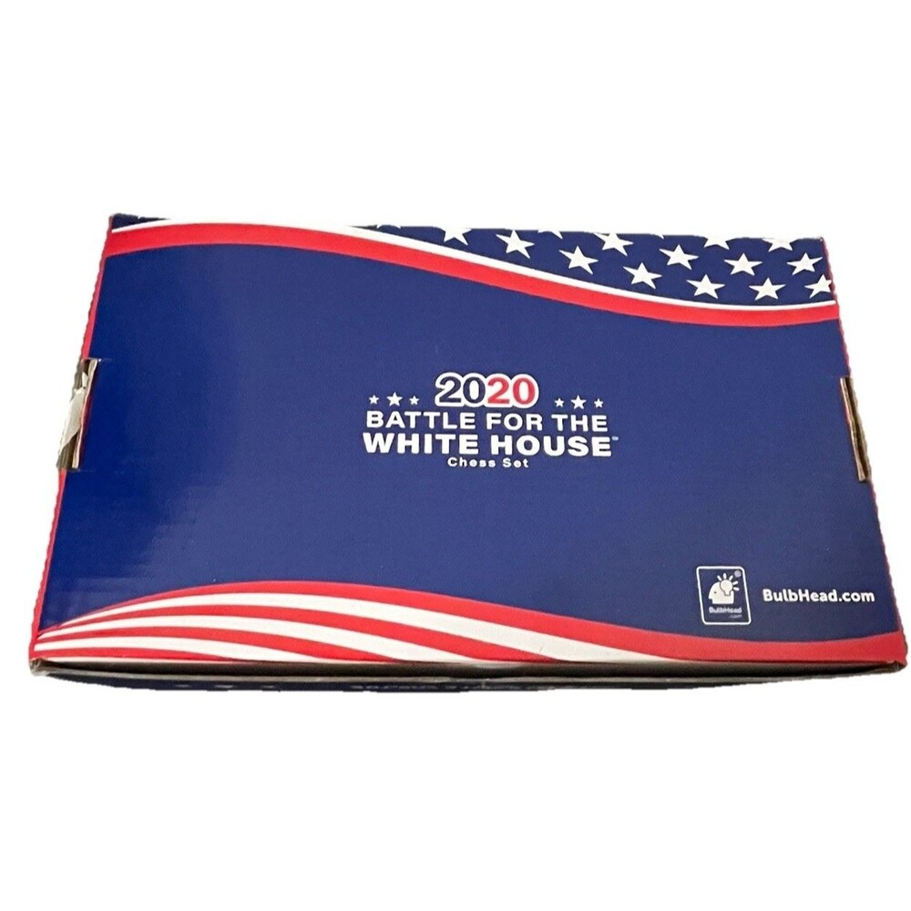 2020 Battle for the White House Chess Set Donald J Trump Ruth Bader Ginsburg COA